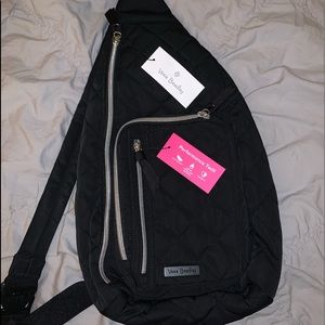 Vera Bradley Sling Backpack in Black